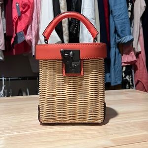 Etienne Aigner “Charlotte Boxy Wicker”